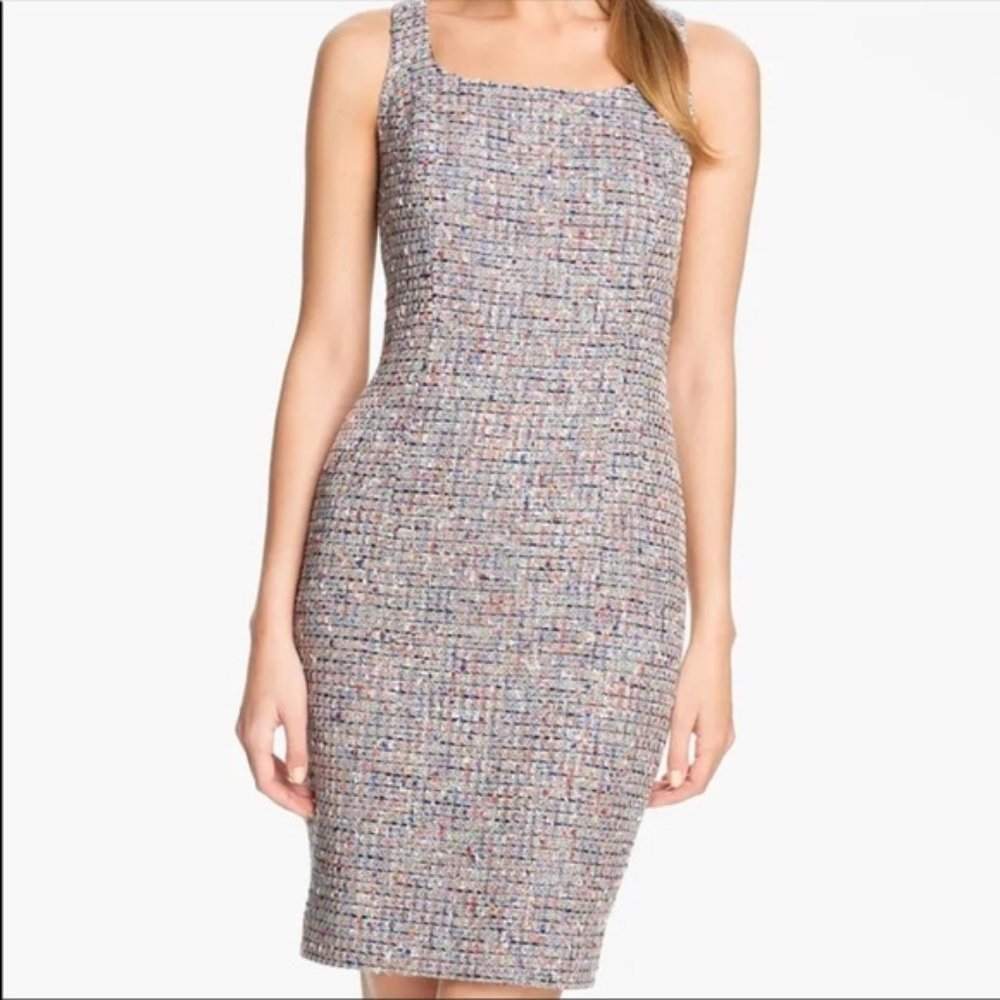 TORY BURCH Tweed 'Emma' Cocktail Dress Size 6